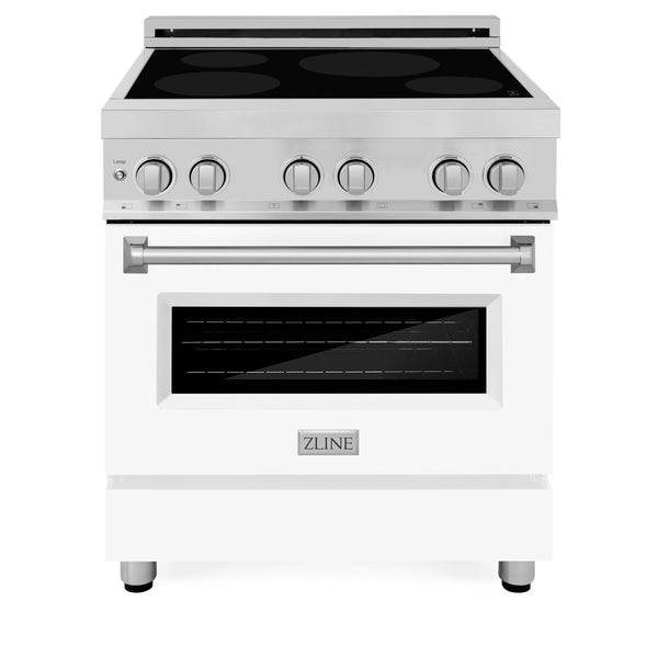 ZLINE 30 in. 4.0 cu. ft. Legacy Induction Range with 4 Element Cooktop and Electric Oven - KB&A The Home Improvement Store
