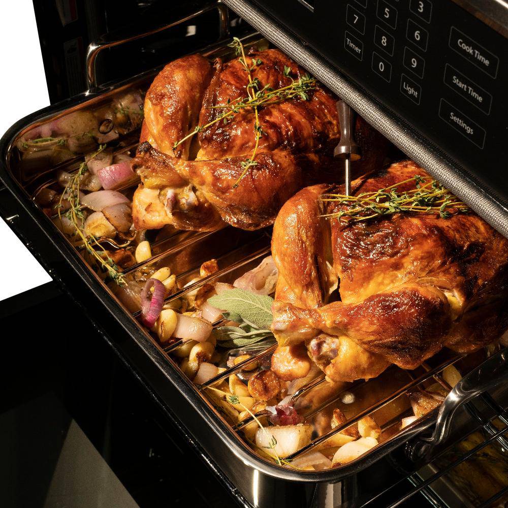 ZLINE 30 in. Professional True Convection Double Wall Oven with Air Fry and Self Clean in Stainless Steel with White Matte Doors (WAD-WM-30) - KB&A The Home Improvement Store