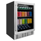 ZLINE 24 in. Monument 154 Can Beverage Fridge in Stainless Steel (RBV-US-24) - KB&A The Home Improvement Store