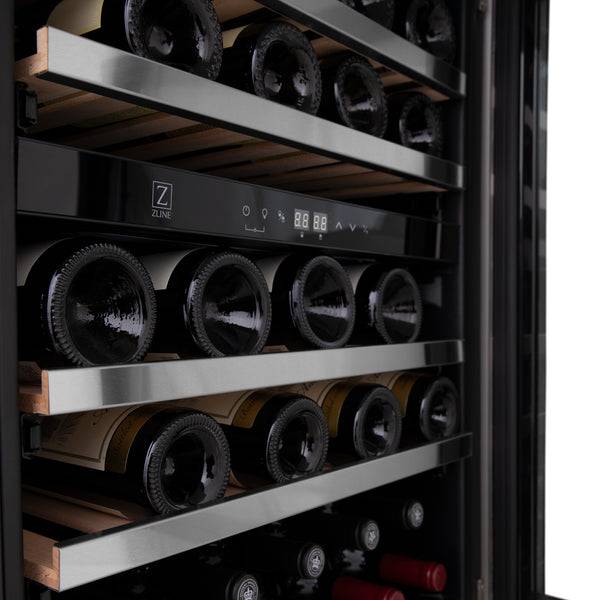 ZLINE 24" Monument Dual Zone 44-Bottle Wine Cooler in Stainless Steel (RWV-UD-24) - KB&A The Home Improvement Store