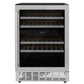 ZLINE 24" Monument Dual Zone 44-Bottle Wine Cooler in Stainless Steel (RWV-UD-24) - KB&A The Home Improvement Store