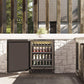 ZLINE 24 in. Touchstone 151 Can Beverage Fridge With Solid Stainless Steel Door (RBSO-ST-24) - KB&A The Home Improvement Store