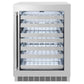 ZLINE 24 in. Touchstone Dual Zone 44 Bottle Wine Cooler With Stainless Steel Glass Door (RWDO-GS-24) - KB&A The Home Improvement Store