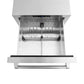 ZLINE 24 in. Touchstone 168 Can Outdoor-Rated Dual Refrigerator Drawer with Stainless Steel Doors (RDSO-ST-24) - KB&A The Home Improvement Store