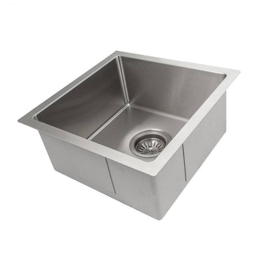 ZLINE 15 in. Stainless Steel DuraSnow Boreal Undermount Single Bowl Bar Kitchen Sink (SUS-15S) - KB&A The Home Improvement Store