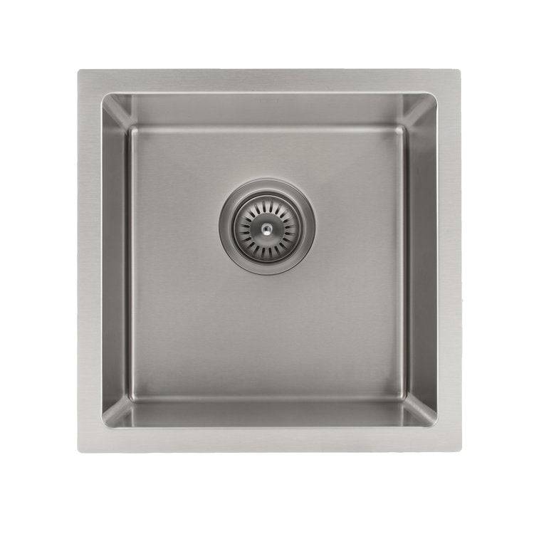 ZLINE 15 in. Stainless Steel DuraSnow Boreal Undermount Single Bowl Bar Kitchen Sink (SUS-15S) - KB&A The Home Improvement Store