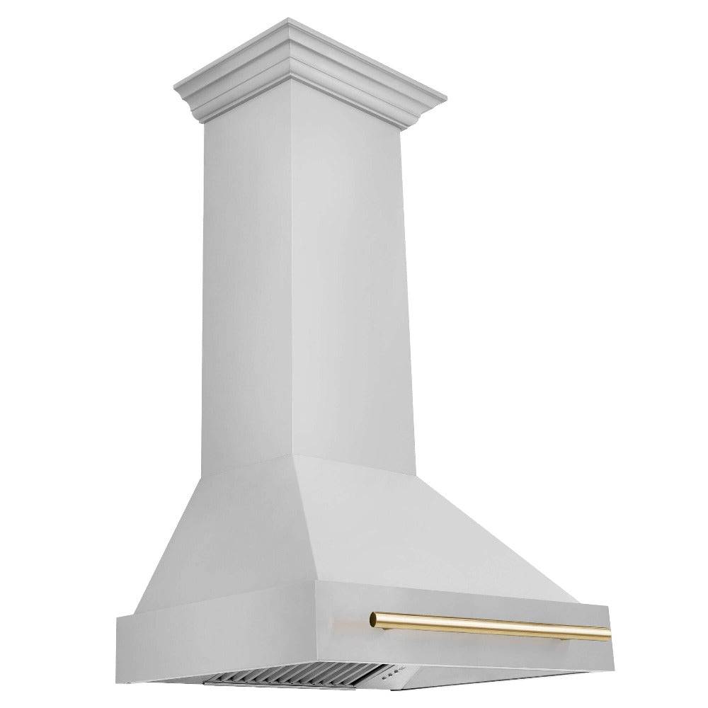 ZLINE Autograph Edition 30 in. Stainless Steel Range Hood with Stainless Steel Shell and Handle (8654STZ-30) - KB&A The Home Improvement Store