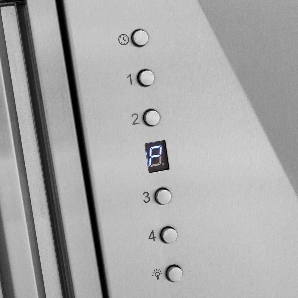 ZLINE Autograph Edition 30 in. Stainless Steel Range Hood with Stainless Steel Shell and Handle (8654STZ-30) - KB&A The Home Improvement Store