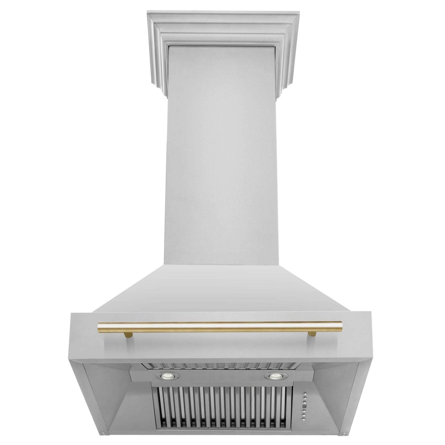ZLINE 30" Autograph Edition Kitchen Package with Stainless Steel Dual Fuel Range and Range Hood with Polished Gold Accents (2AKP-RARH30-G) - KB&A The Home Improvement Store