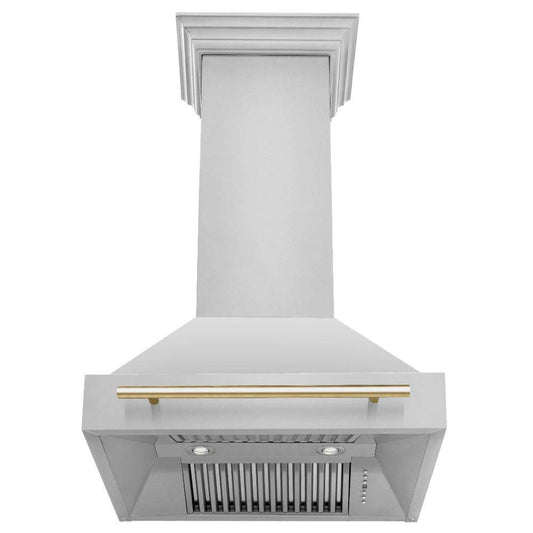 ZLINE Autograph Edition 30 in. Stainless Steel Range Hood with Stainless Steel Shell and Handle (8654STZ-30) - KB&A The Home Improvement Store
