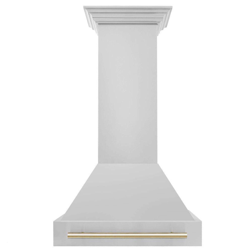 ZLINE Autograph Edition 30 in. Stainless Steel Range Hood with Stainless Steel Shell and Handle (8654STZ-30) - KB&A The Home Improvement Store