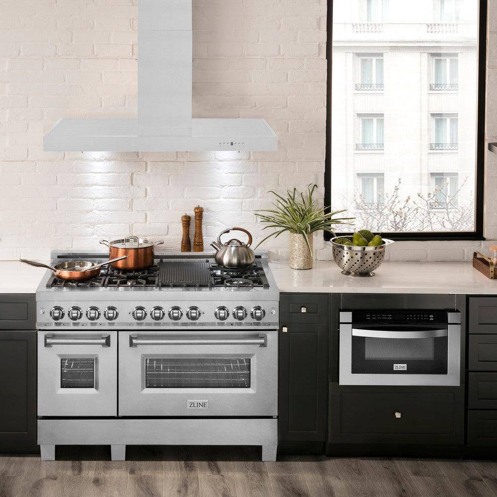 ZLINE 30" Convertible Vent Wall Mount Range Hood in Stainless Steel (KE-30) - KB&A The Home Improvement Store