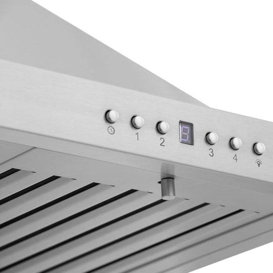 36" ZLINE Convertible Vent Wall Mount Range Hood in Stainless Steel (KB-36) - KB&A The Home Improvement Store