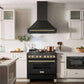 ZLINE 36 in. Autograph Edition Black Stainless Steel Range Hood with Handle (BS655Z-36-CB) - KB&A The Home Improvement Store