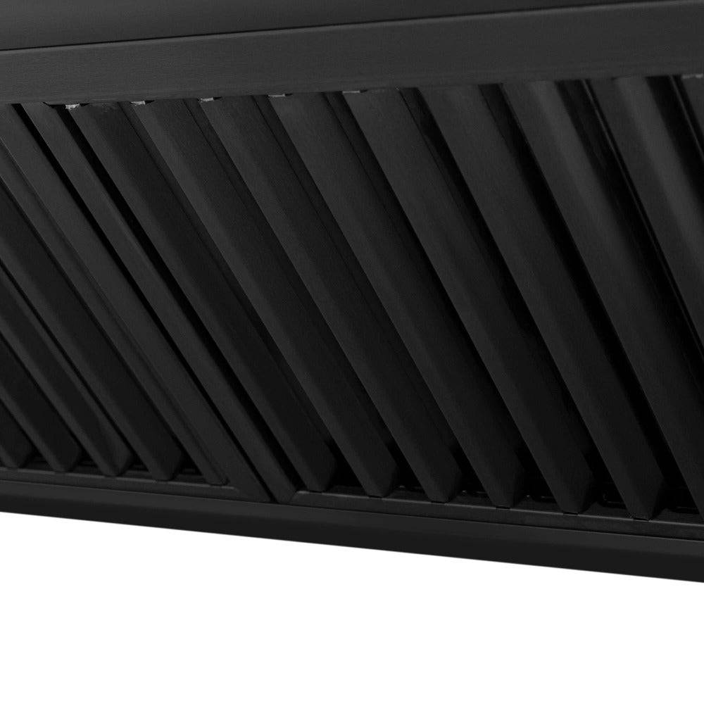 ZLINE 36 in. Autograph Edition Black Stainless Steel Range Hood with Handle (BS655Z-36-G) - KB&A The Home Improvement Store