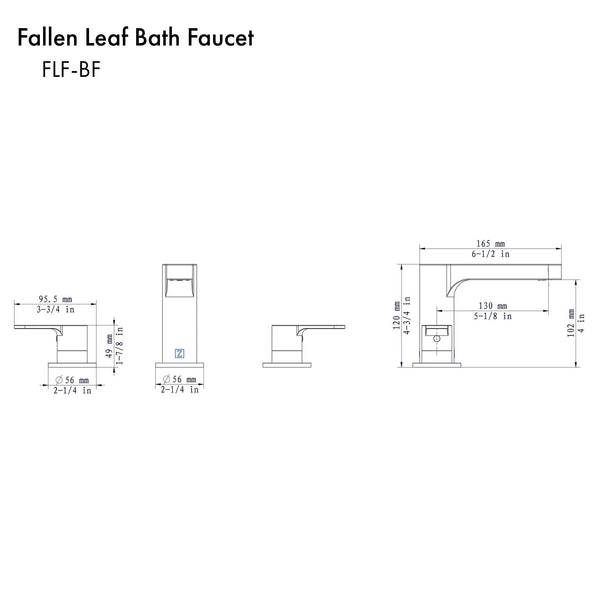 ZLINE Fallen Leaf Bath Faucet (FLF-BF) - KB&A The Home Improvement Store