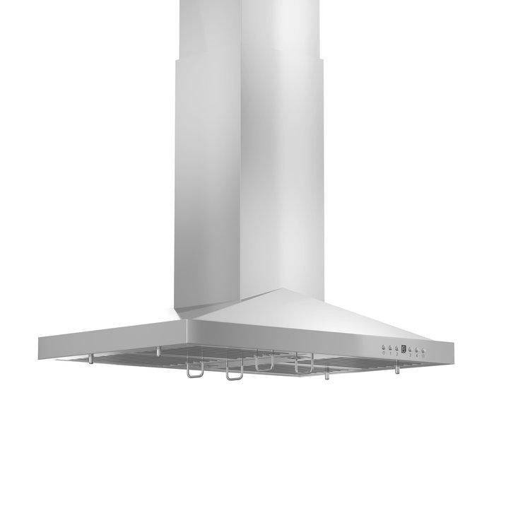 ZLINE Island Mount Range Hood In Stainless Steel (GL1i) - KB&A The Home Improvement Store