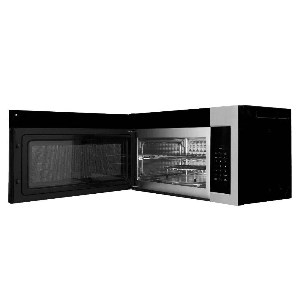 ZLINE 30" Kitchen Package Stainless Steel Gas Range and Over The Range Microwave with Traditional Handle (2KP-SGROTRH30) - KB&A The Home Improvement Store