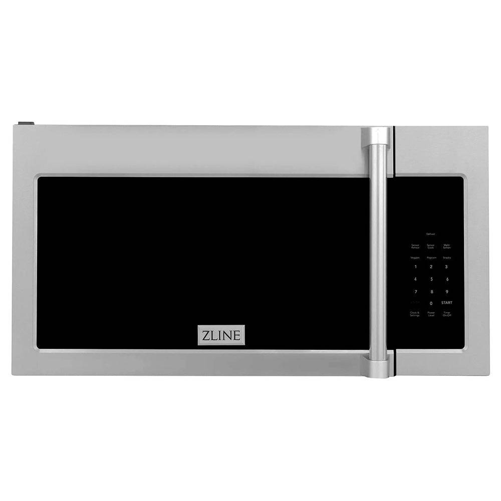 ZLINE 30" Kitchen Package Stainless Steel Gas Range and Over The Range Microwave with Traditional Handle (2KP-SGROTRH30) - KB&A The Home Improvement Store