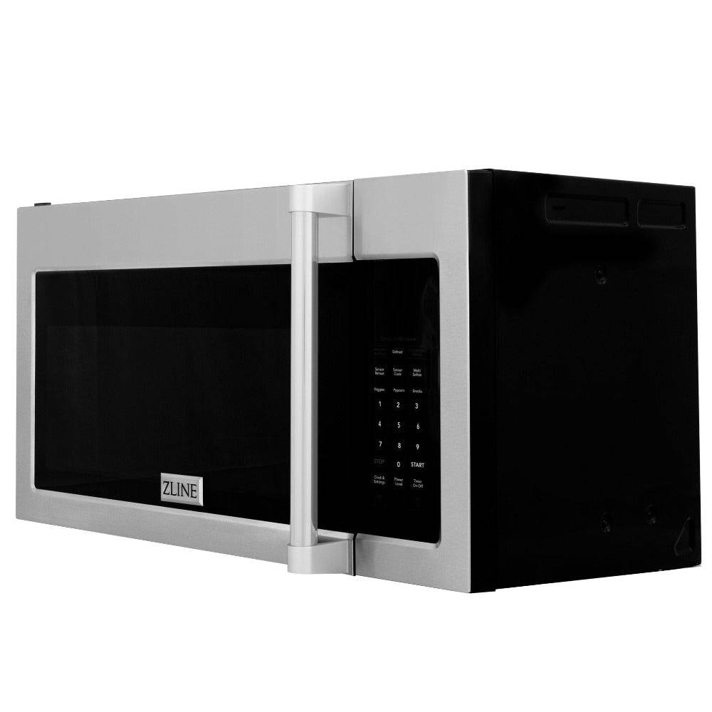 ZLINE 30" Kitchen Package Stainless Steel Gas Range and Over The Range Microwave with Traditional Handle (2KP-SGROTRH30) - KB&A The Home Improvement Store