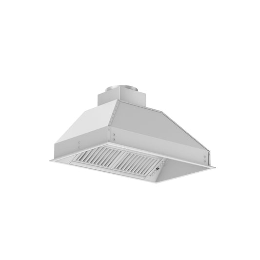 ZLINE Ducted Remote Blower 400 CFM Range Hood Insert in Stainless Steel (698-RS) - KB&A The Home Improvement Store