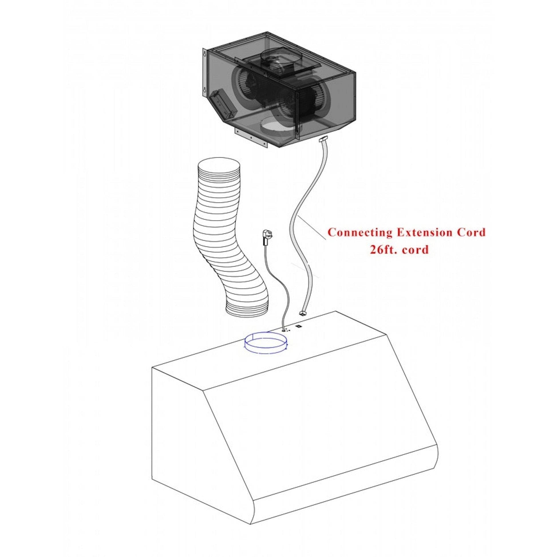 ZLINE Ducted Remote Blower 400 CFM Range Hood Insert in Stainless Steel (698-RS) - KB&A The Home Improvement Store