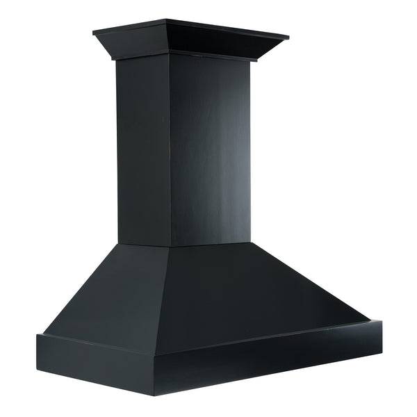 30" ZLINE Convertible Vent Wooden Wall Mount Range Hood in Black (KBCC-30) - KB&A The Home Improvement Store