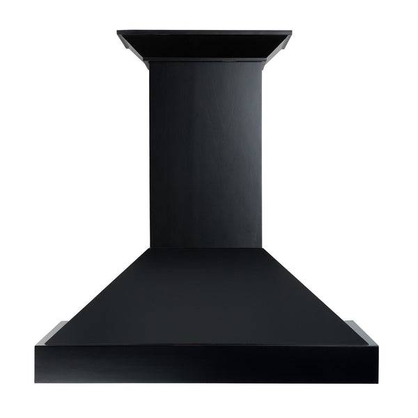 30" ZLINE Convertible Vent Wooden Wall Mount Range Hood in Black (KBCC-30) - KB&A The Home Improvement Store